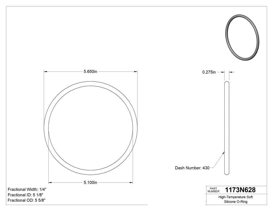 Technical drawing - 1173N628